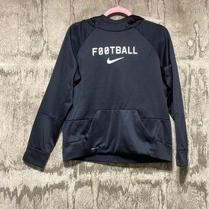 Nike Black Football Kids Hoodie